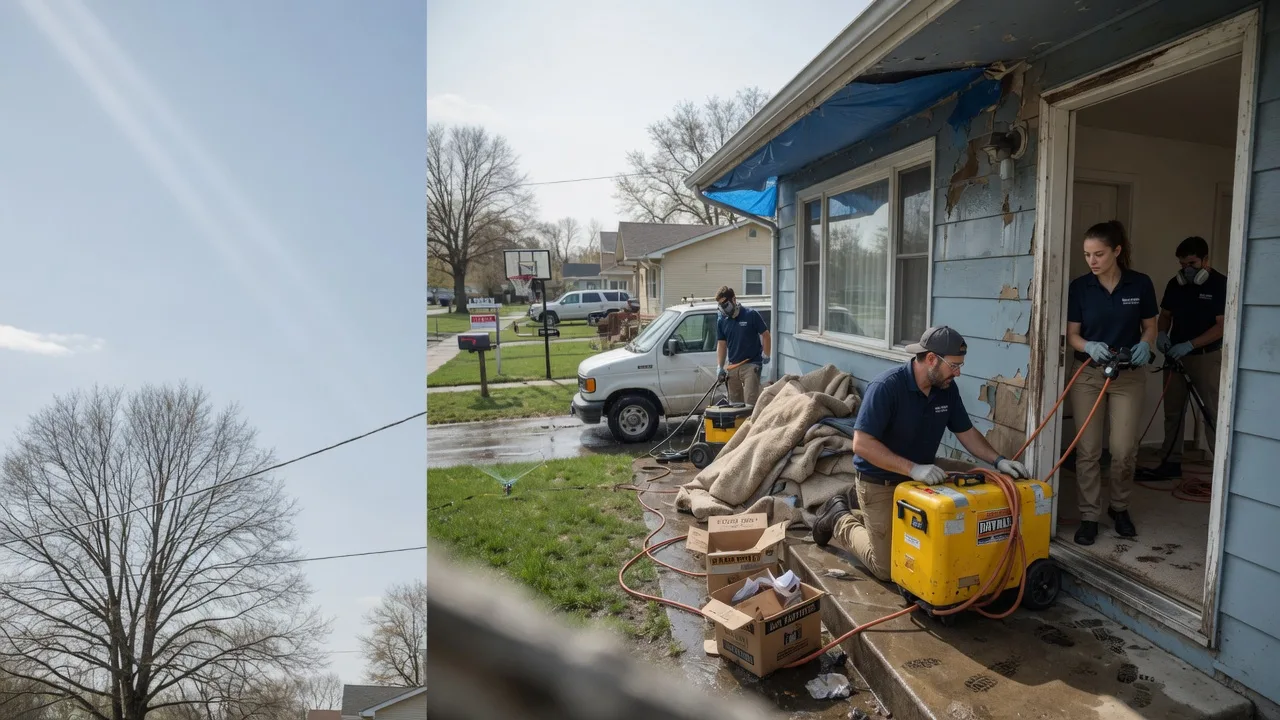 Basement Flood Cleanup in Wingate, IN near me